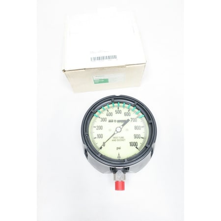 4-1/2In 1/4In 0-1000Psi Npt Pressure Gauge